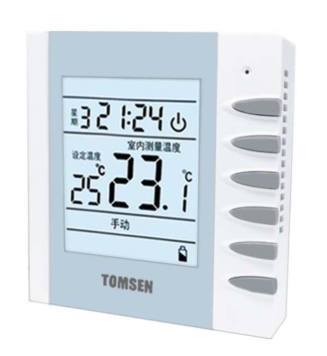 TM812系列大屏液晶顯示編程溫控器(電暖/水暖)