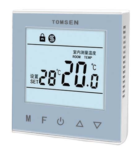 TM816亞克力觸摸按鍵型溫控器(電暖/水暖)