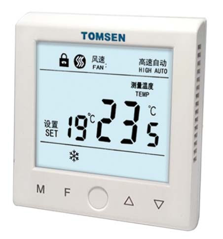 TM617/485單按鍵觸摸型中央空調溫控器