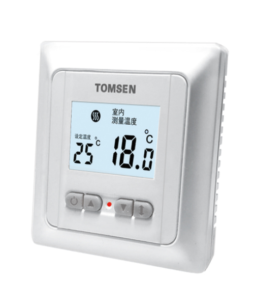 TM805系列中屏液晶實用型溫控器(電暖/水暖)